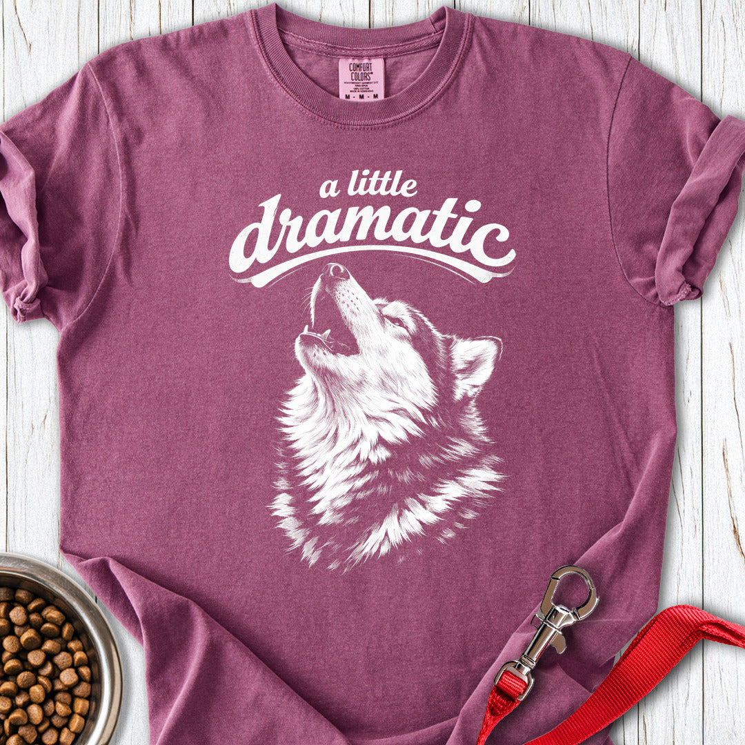 Dramatic Husky Premium Tee Berry