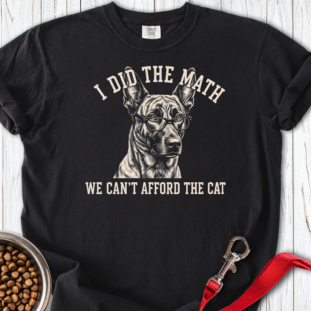 Dutch Shepherd Ban The Cat Premium Tee — Black