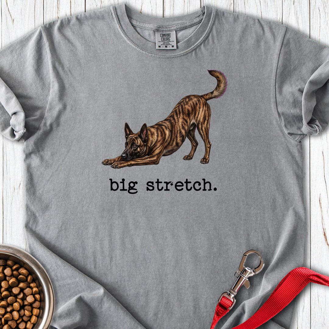 Dutch Shepherd Big Stretch Premium Tee — Grey