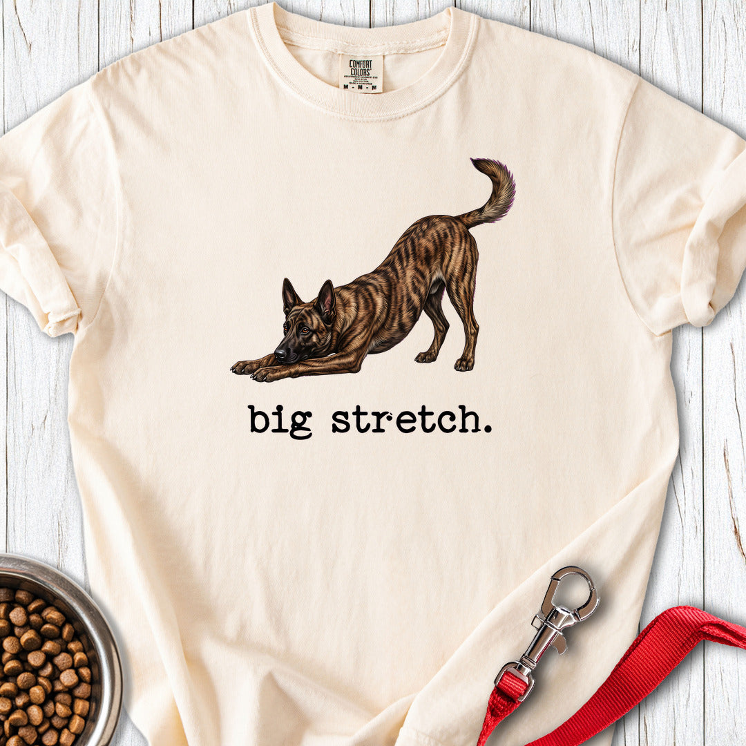 Dutch Shepherd Big Stretch Premium Tee — Ivory