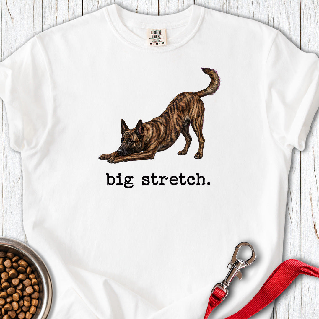 Dutch Shepherd Big Stretch Premium Tee — White