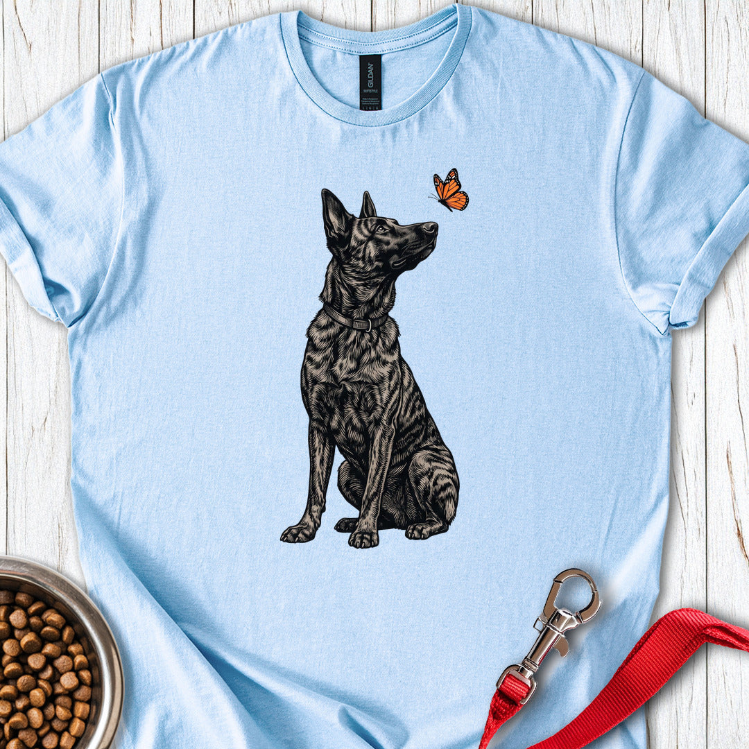Dutch Shepherd Butterfly — Light Blue