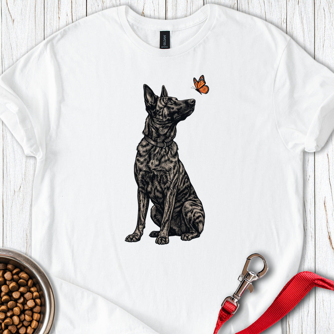 Dutch Shepherd Butterfly — White
