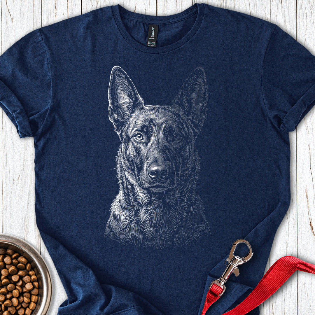 Dutch Shepherd Engraved — Navy