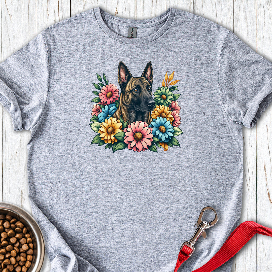 Dutch Shepherd Floral — Sport Grey