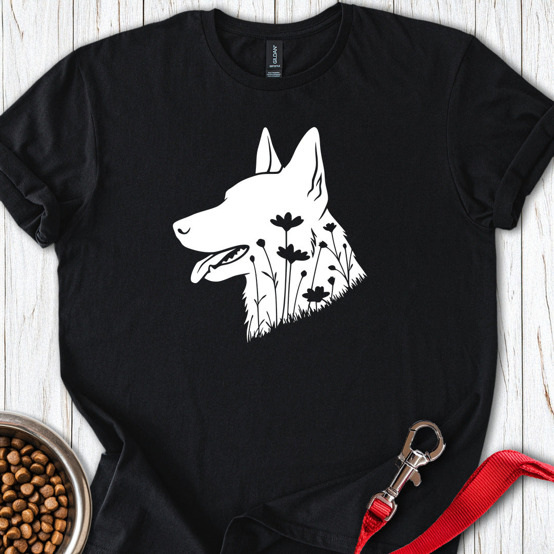 Dutch Shepherd Flowers — Black
