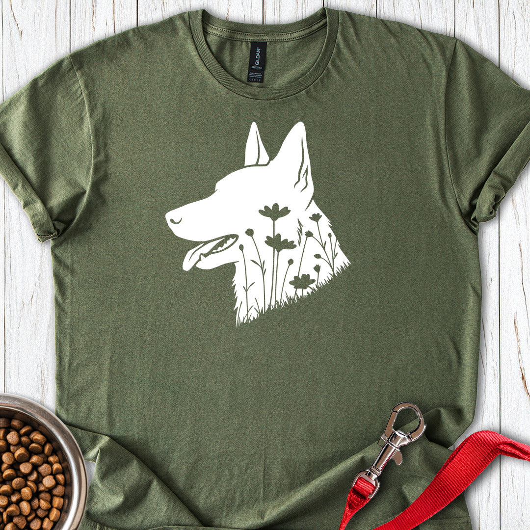 Dutch Shepherd Flowers — Military Green