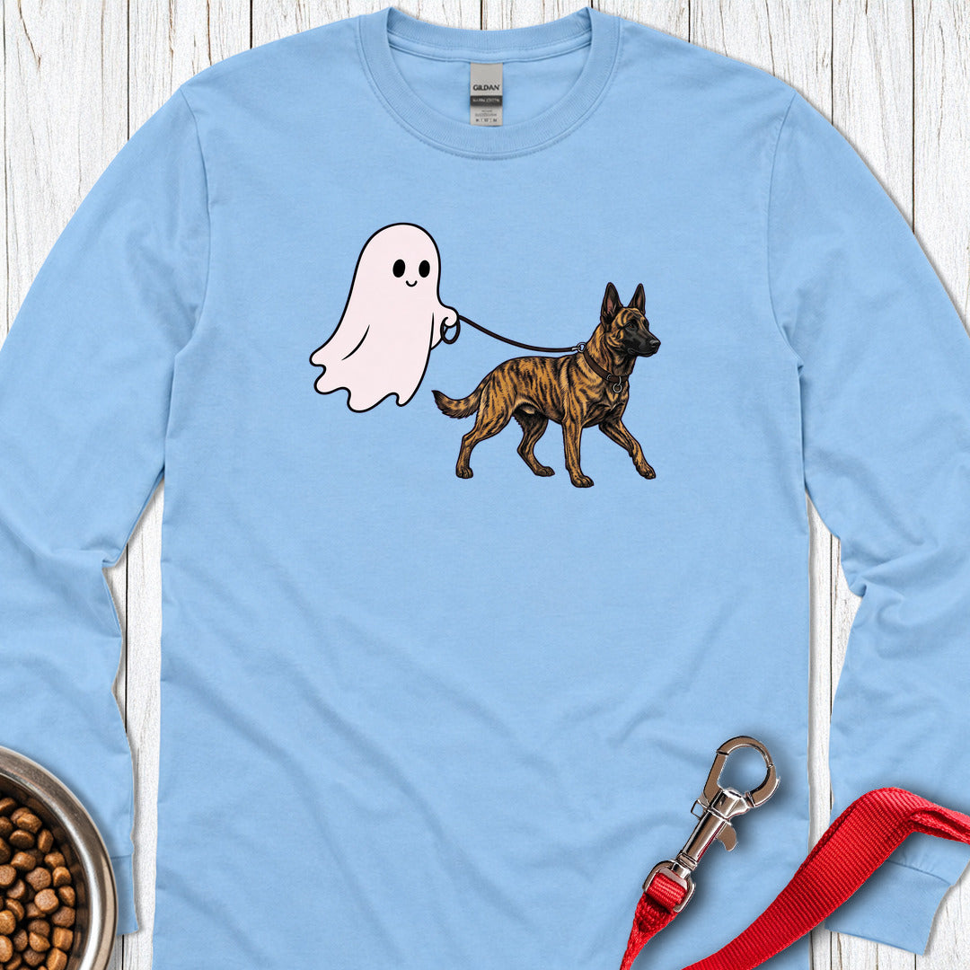 Dutch Shepherd Ghost Long Sleeve — Carolina Blue