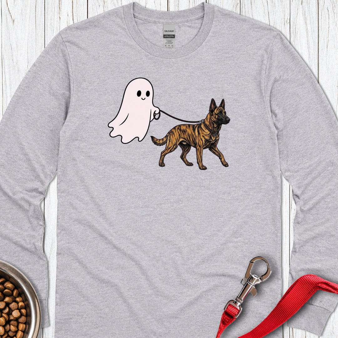 Dutch Shepherd Ghost Long Sleeve — Sport Grey