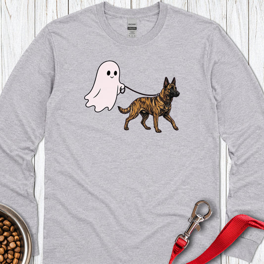 Dutch Shepherd Ghost Long Sleeve — Sport Grey