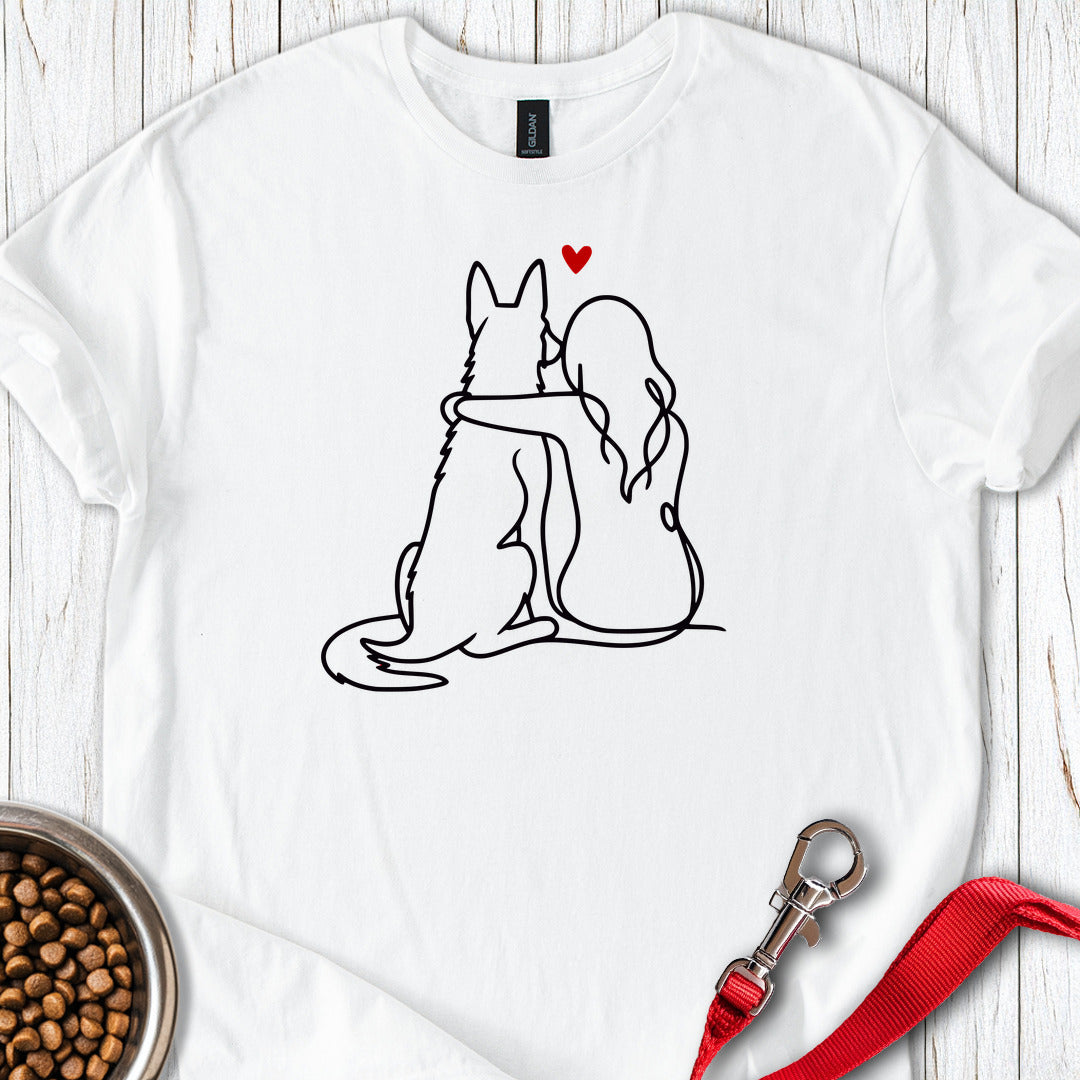 Dutch Shepherd Love — White