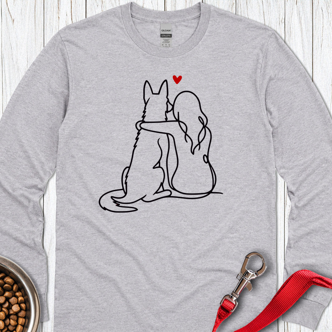 Dutch Shepherd Love Long Sleeve — Sport Grey