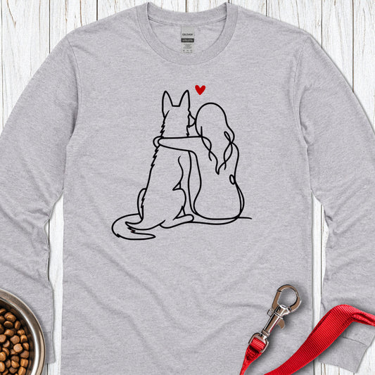 Dutch Shepherd Love Long Sleeve — Sport Grey