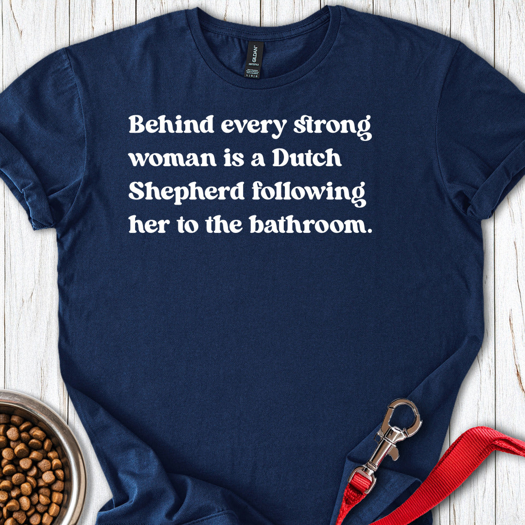 Dutch Shepherd Strong Woman — Navy
