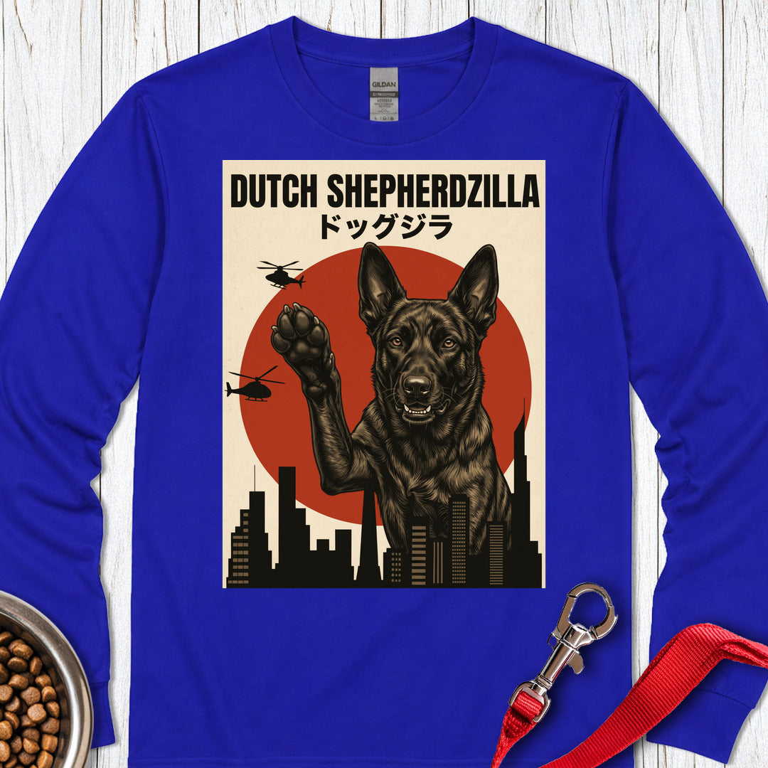 Dutch Shepherdzilla Long Sleeve — Royal