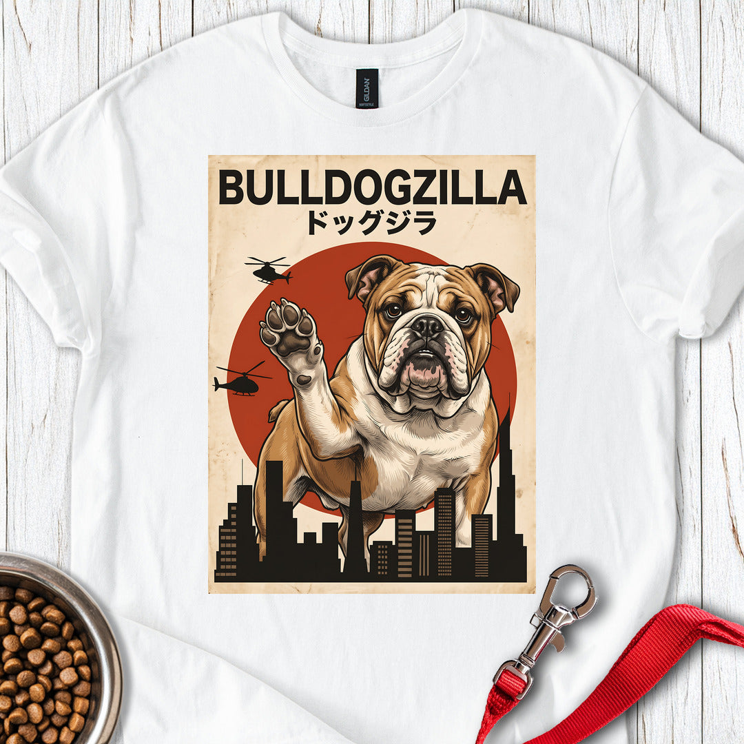 English Bulldog Bulldogzilla White