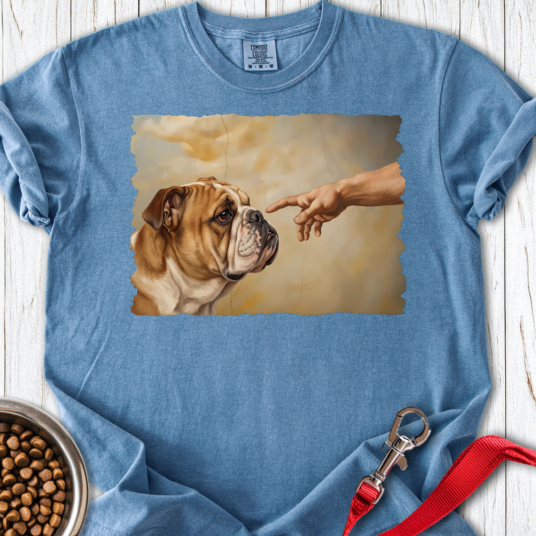 English Bulldog Creation Premium Tee Blue Jean