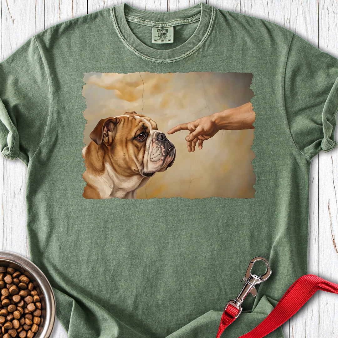 English Bulldog Creation Premium Tee Moss