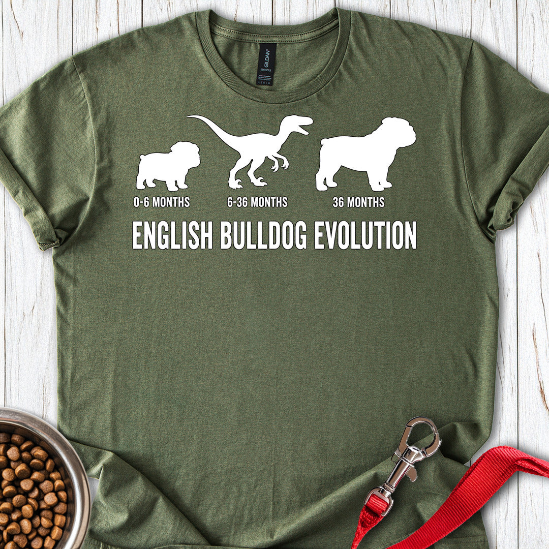 English Bulldog Evolution Military Green