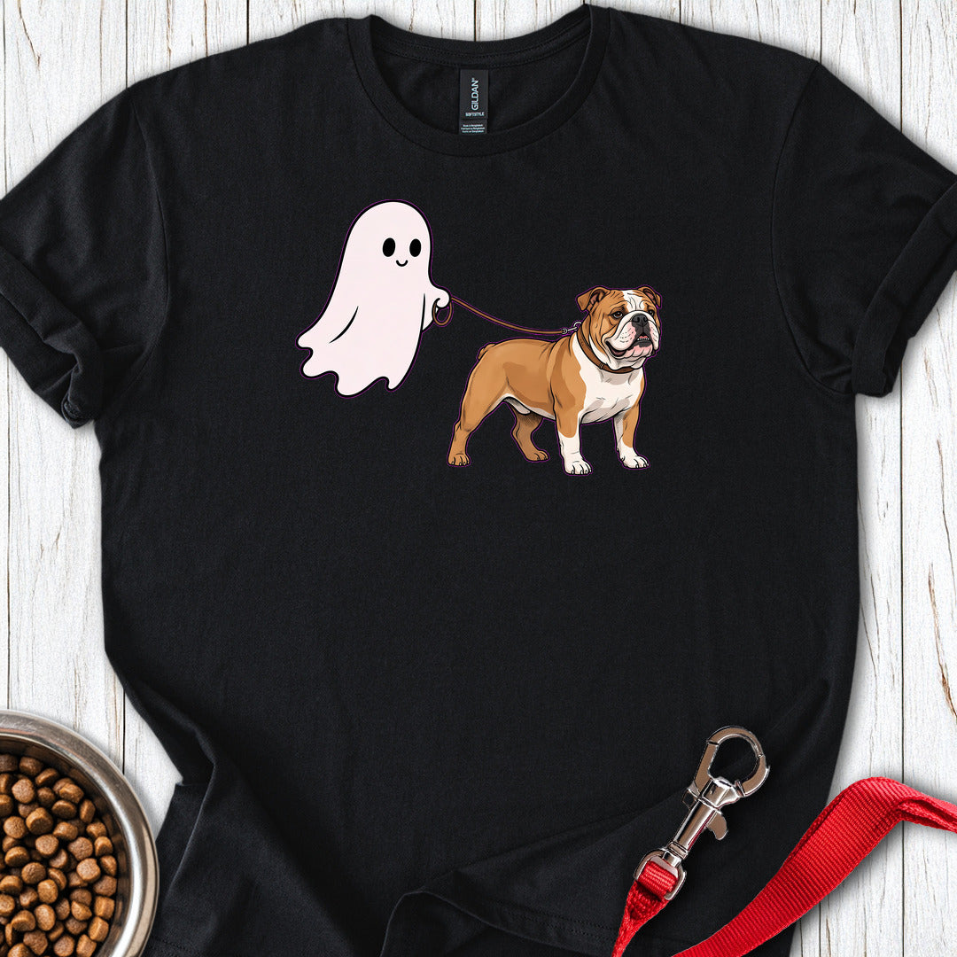 English Bulldog Ghost Walk Black