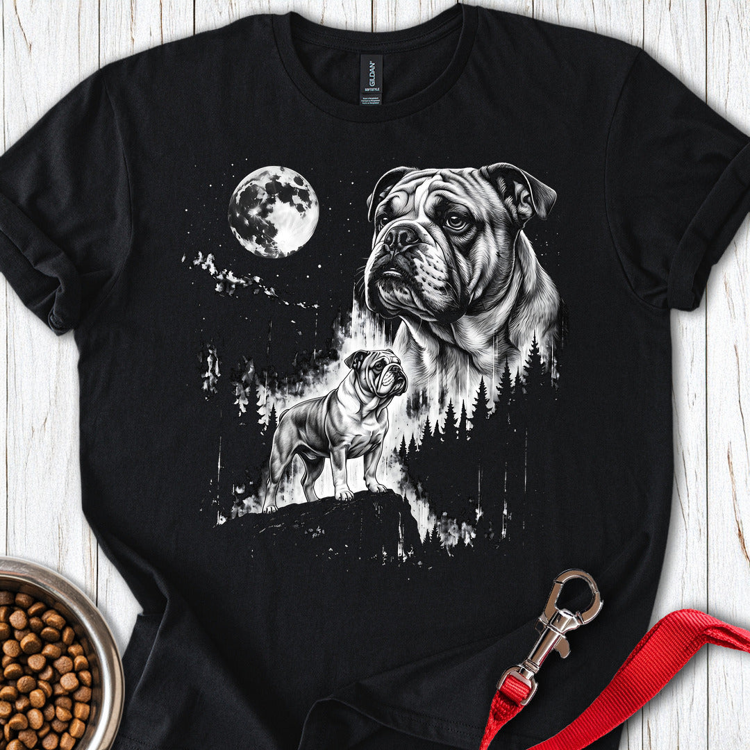English Bulldog Moonlight Black