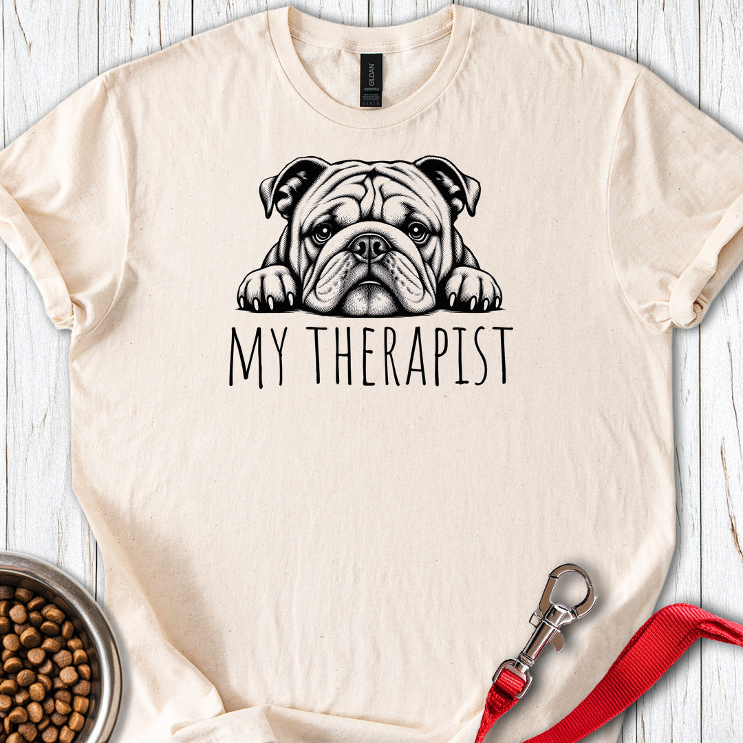 English Bulldog My Therapist Natural