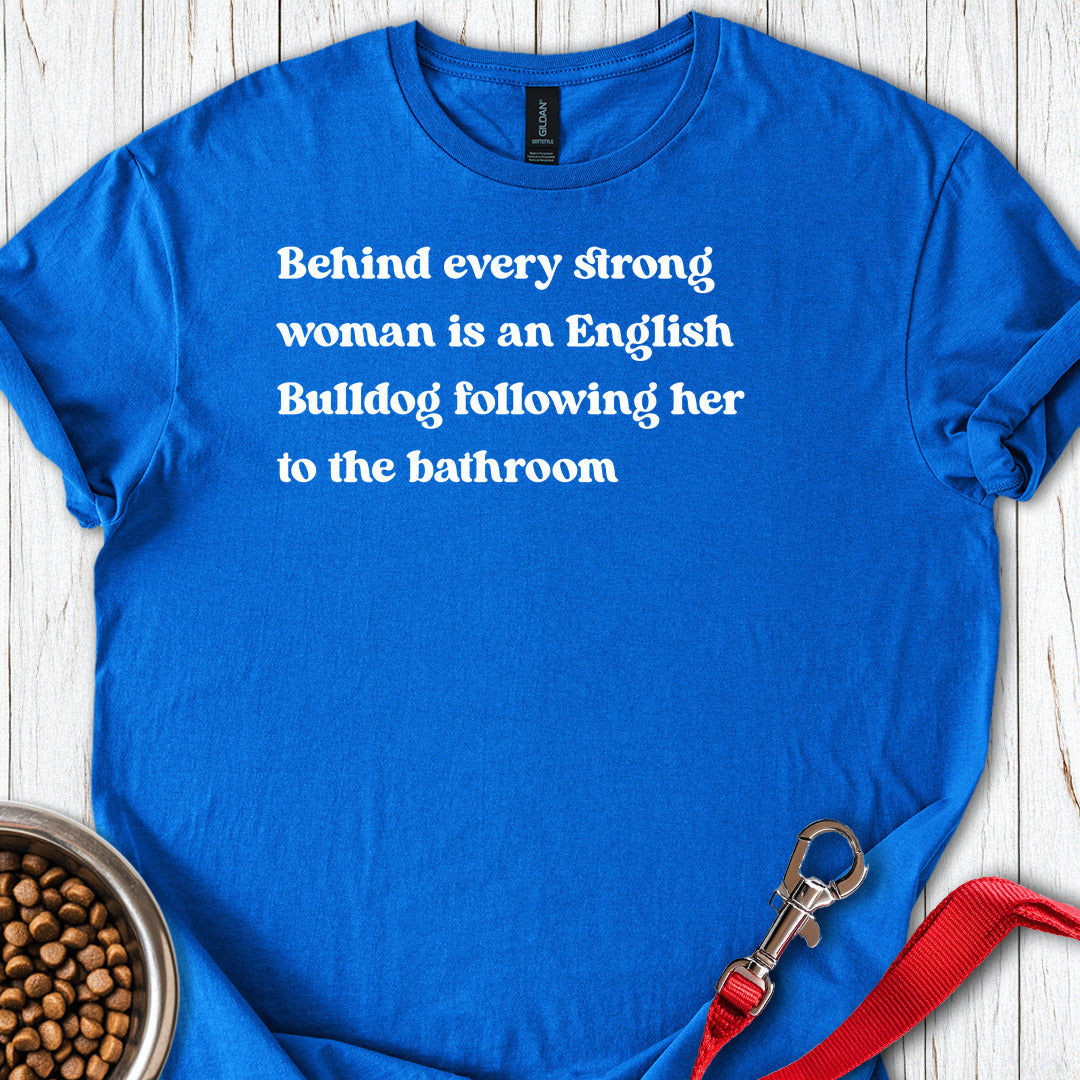 English Bulldog Strong Woman Royal