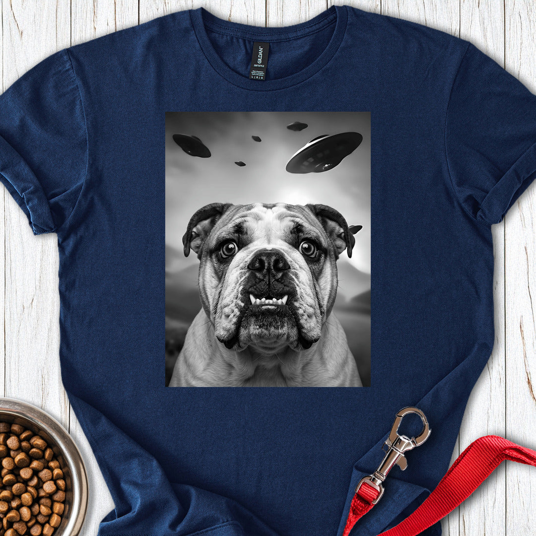 English Bulldog UFO Navy