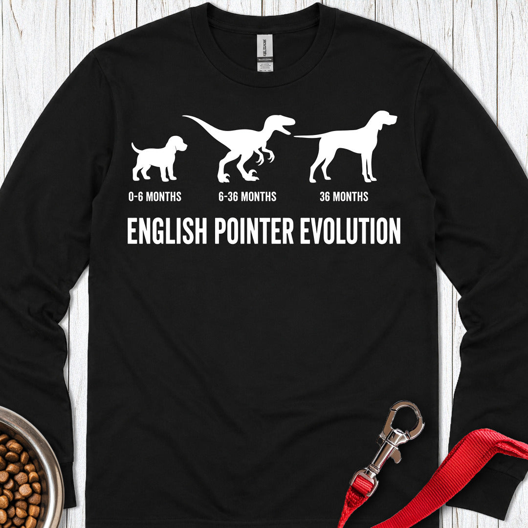English Pointer Evolution Long Sleeve — Black