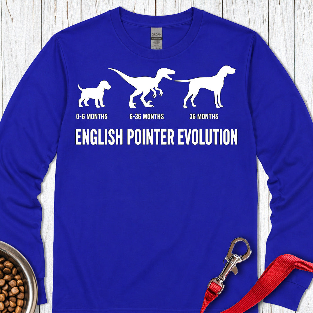 English Pointer Evolution Long Sleeve — Royal