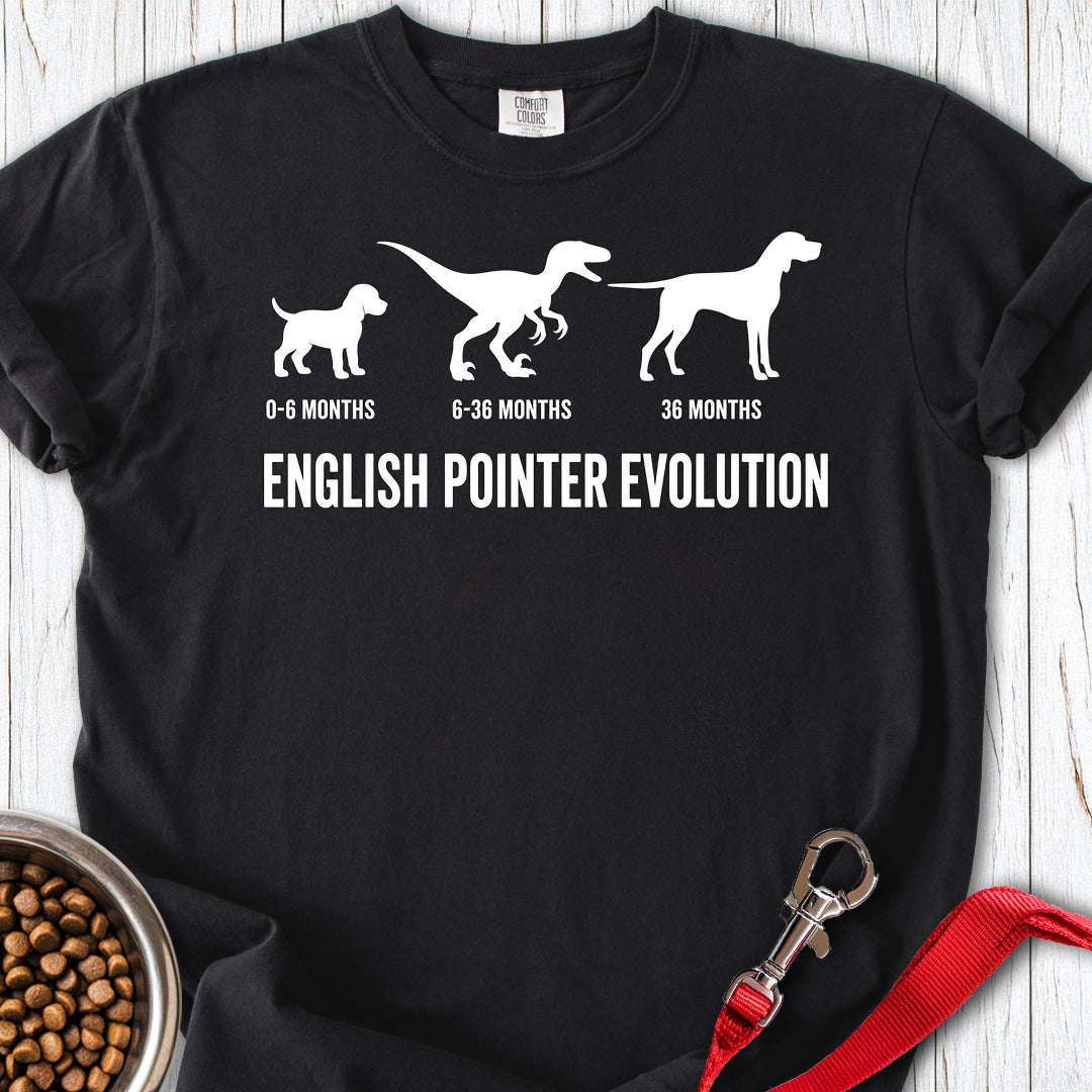 English Pointer Evolution Premium Tee — Black
