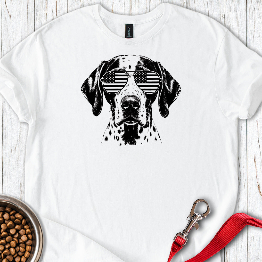 English Pointer Flag Shades — White