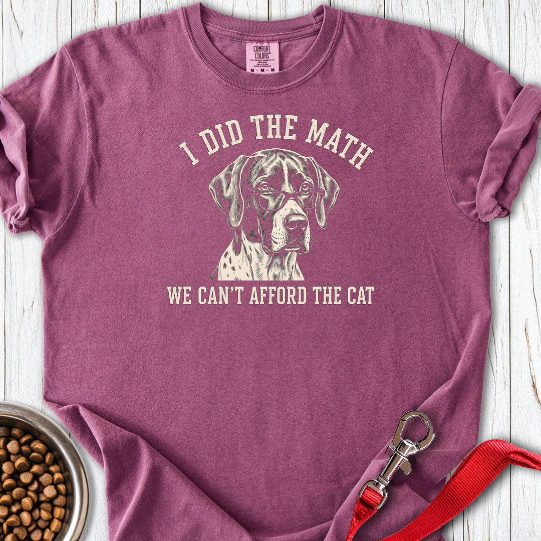 English Pointer I Did The Math Premium Tee — Berry