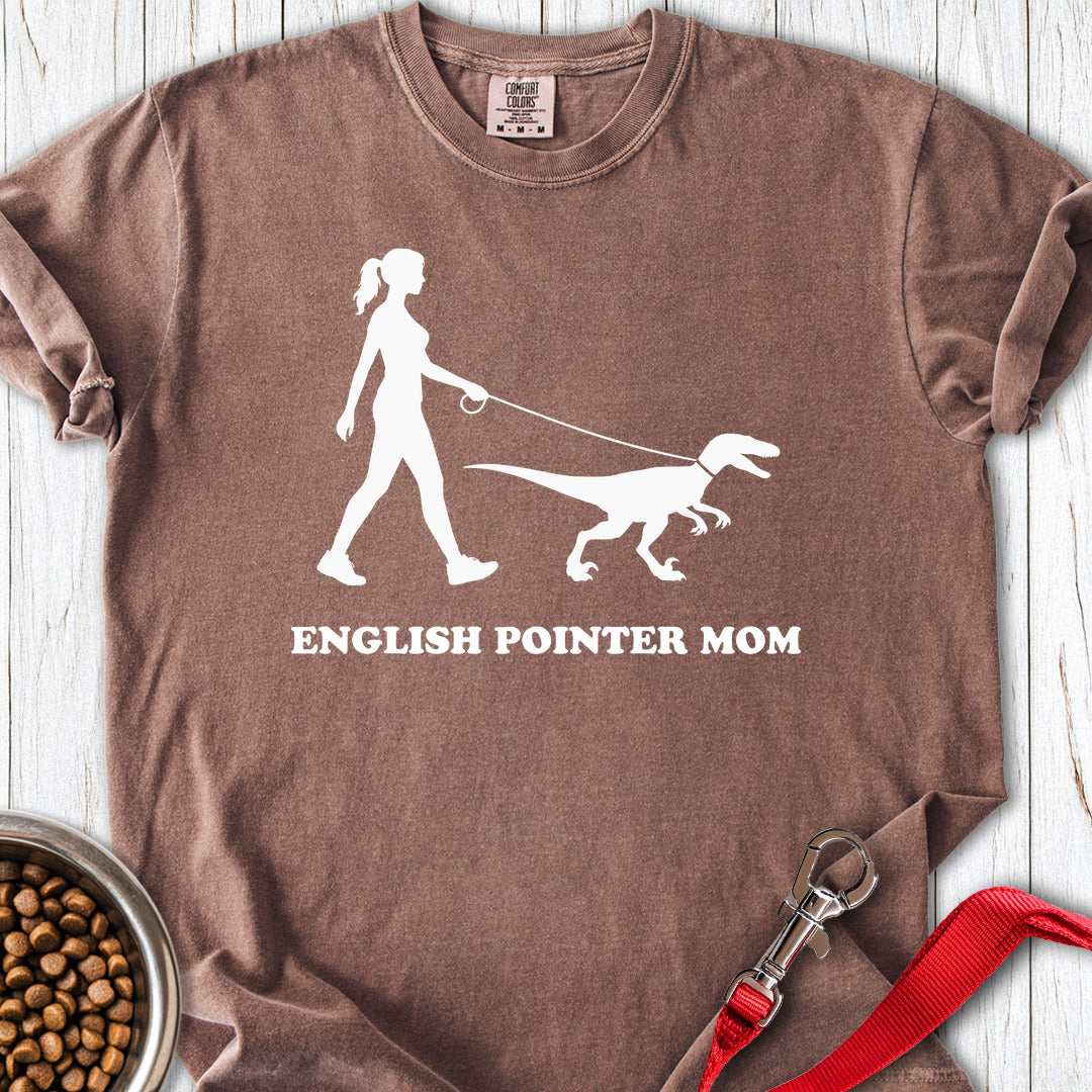 English Pointer Mom Premium Tee — Espresso