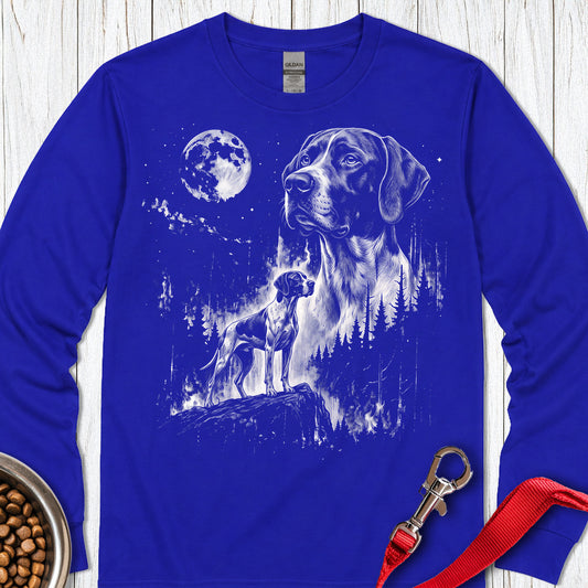 English Pointer Moonlight Long Sleeve — Royal