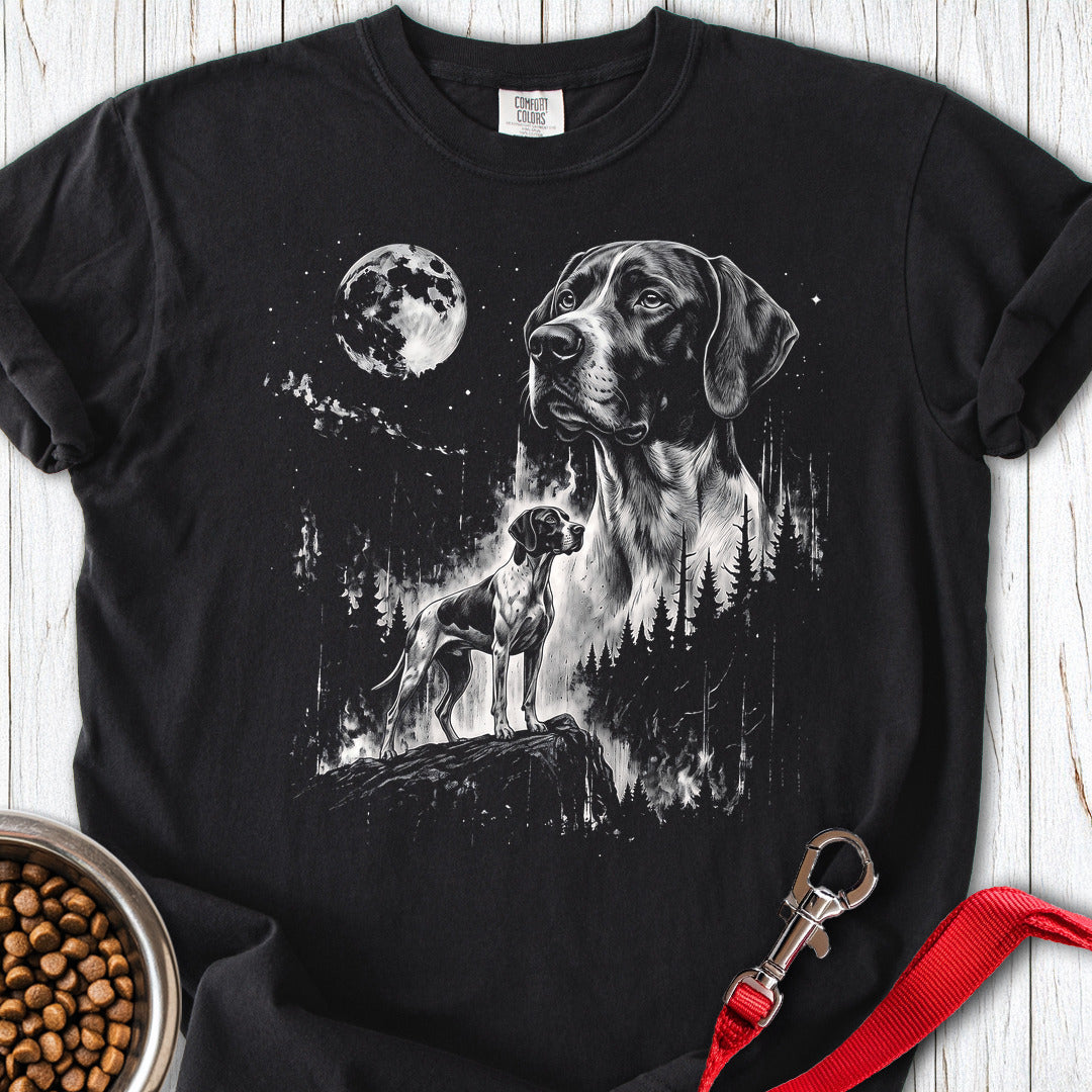 English Pointer Moonlight Premium Tee — Black
