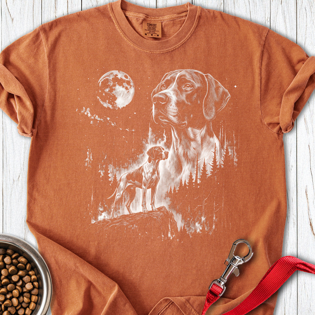 English Pointer Moonlight Premium Tee — Yam