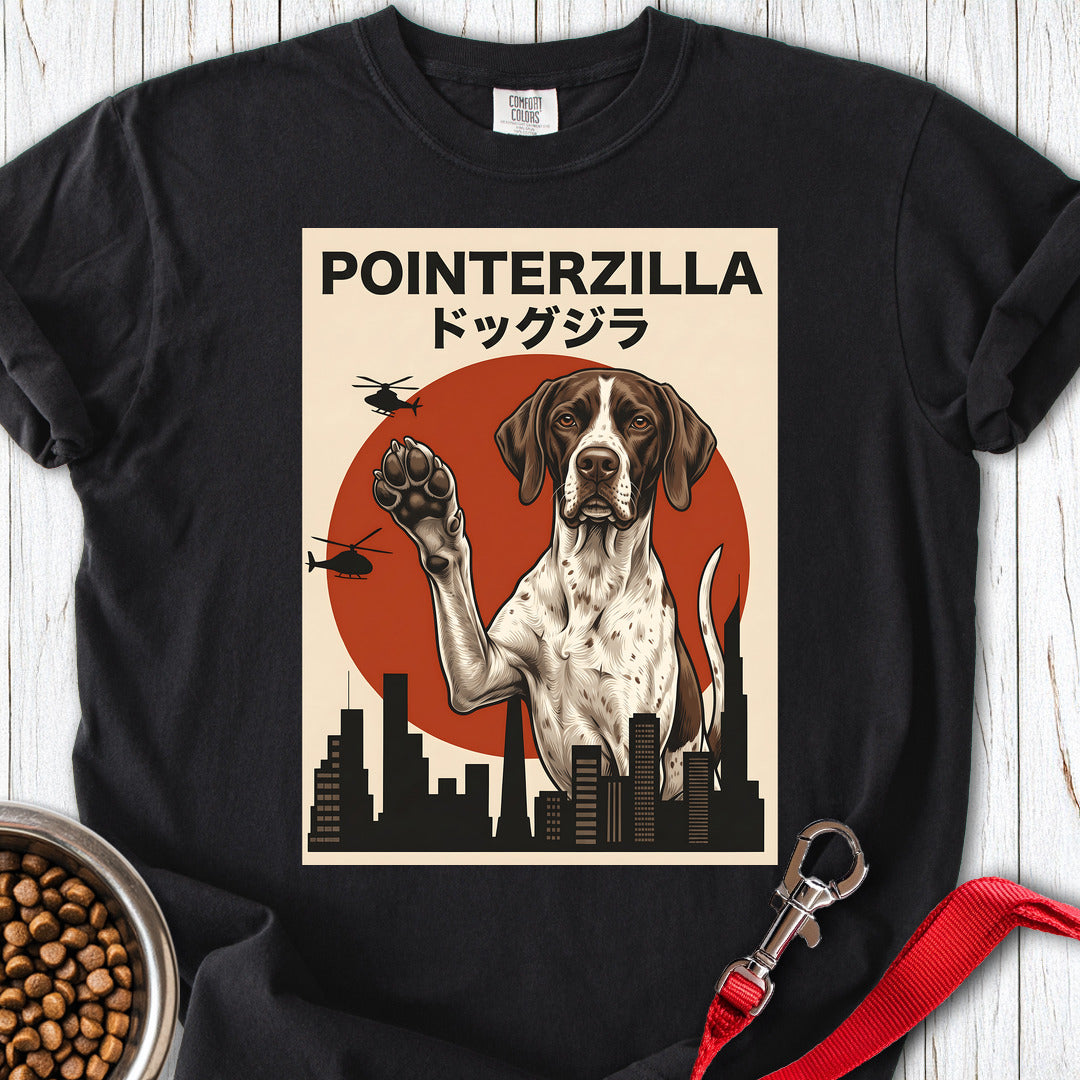 English Pointer Pointerzilla Premium Tee — Black