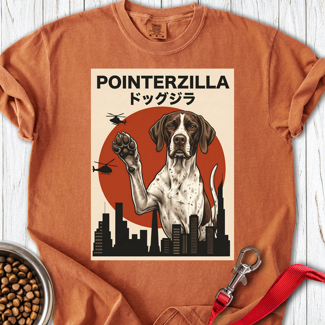 English Pointer Pointerzilla Premium Tee — Yam