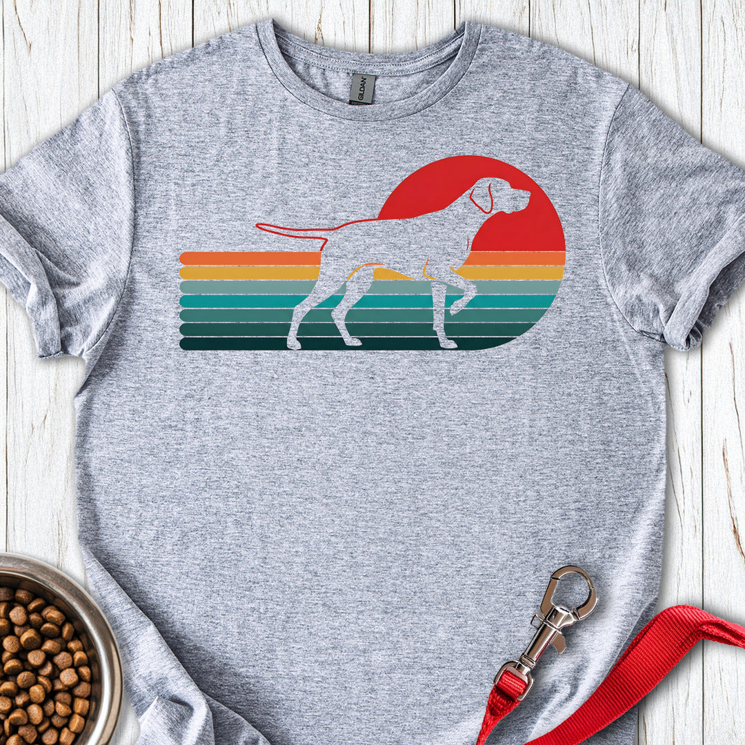 English Pointer Retro Sunset — Sport Grey