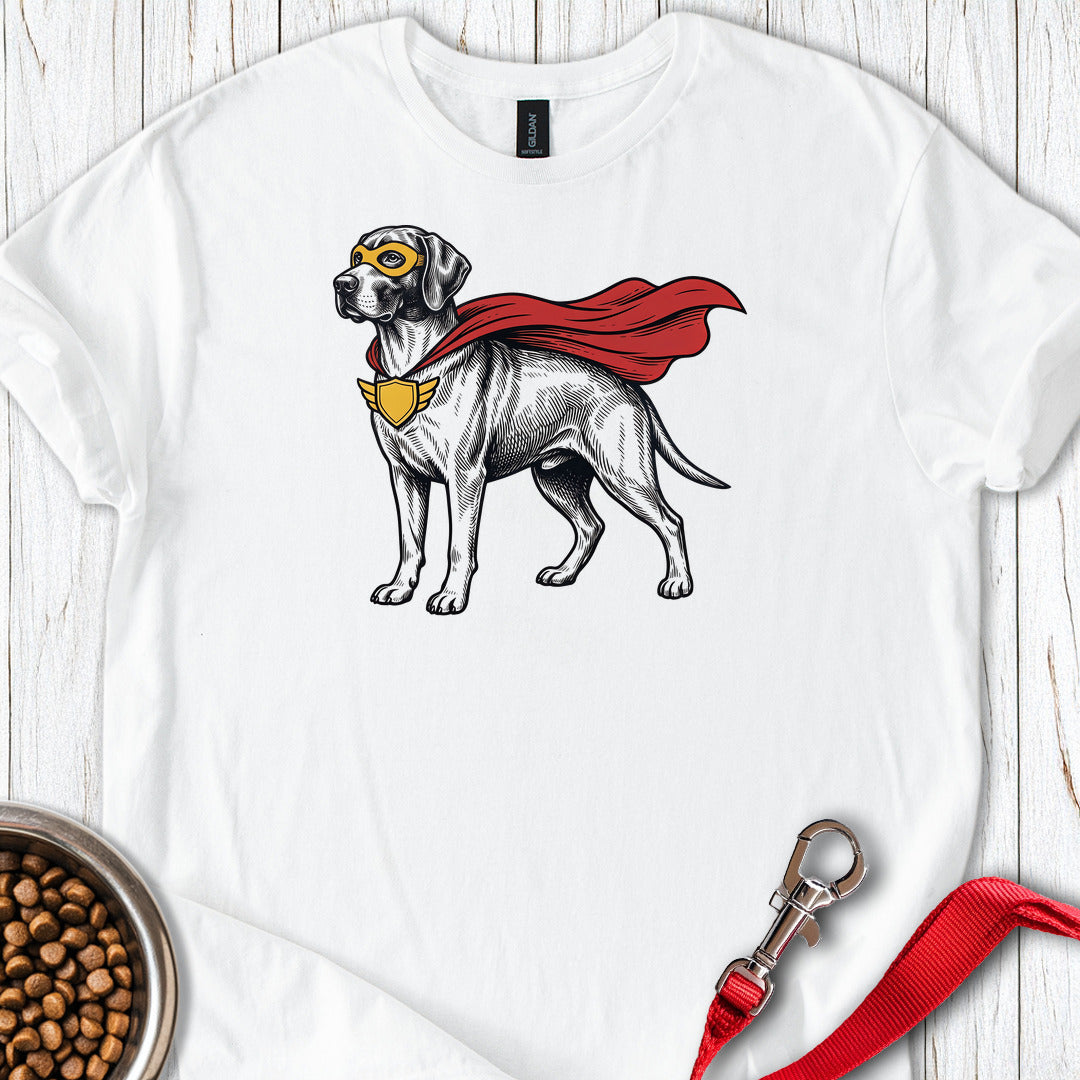 English Pointer Superhero — White