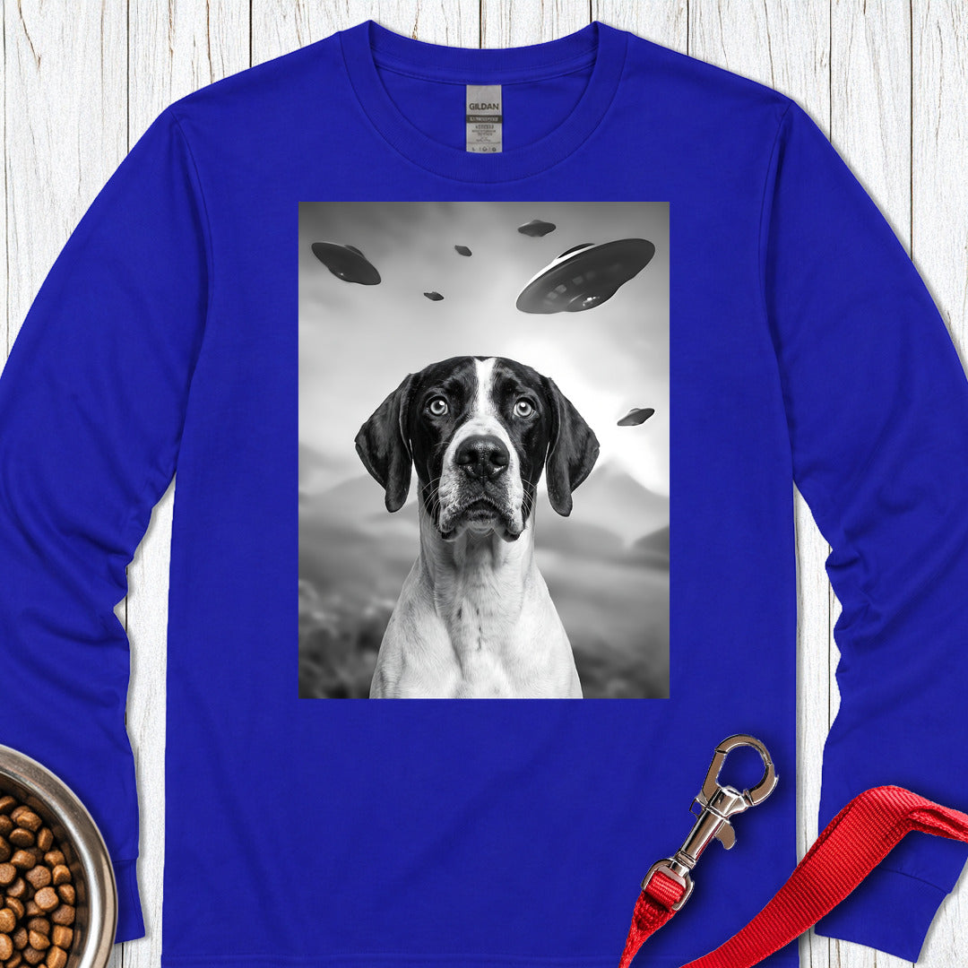 English Pointer UFO Long Sleeve — Royal