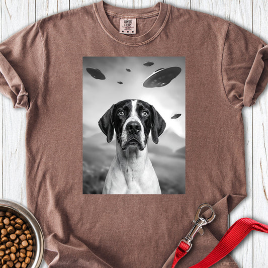 English Pointer UFO Premium Tee — Espresso