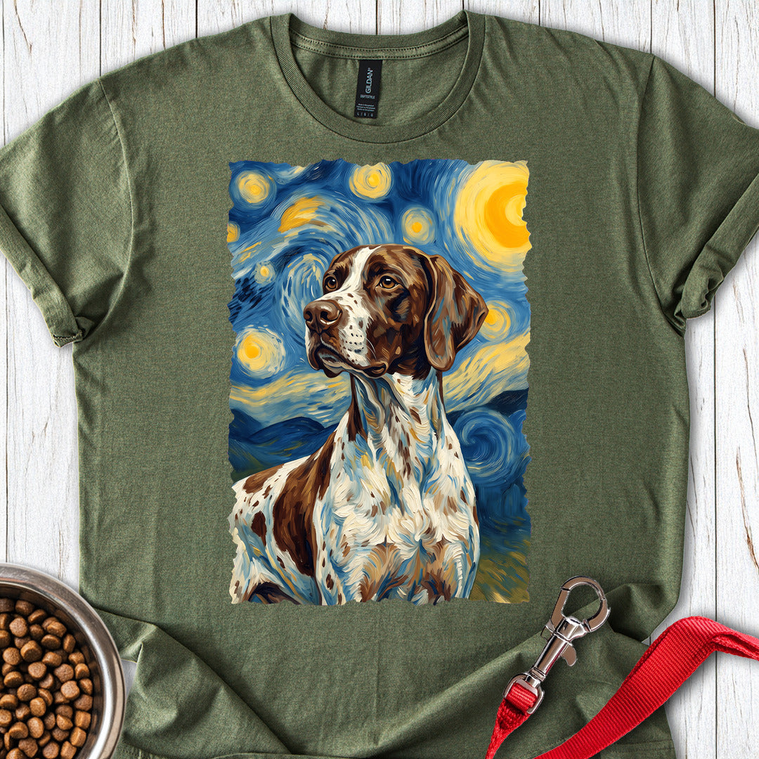 English Pointer Van Gogh — Military Green