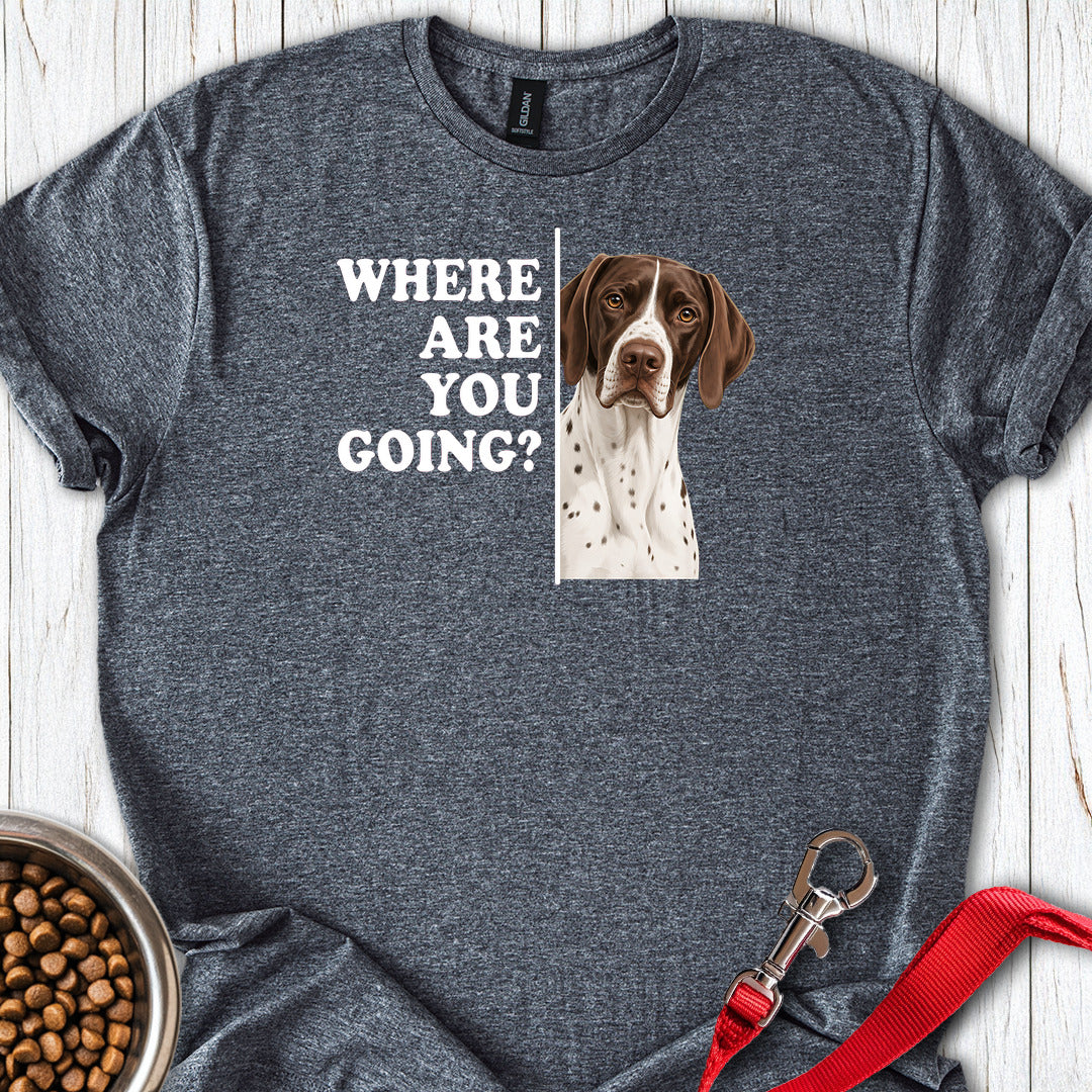 English Pointer Where Are You Going — Dark Heather