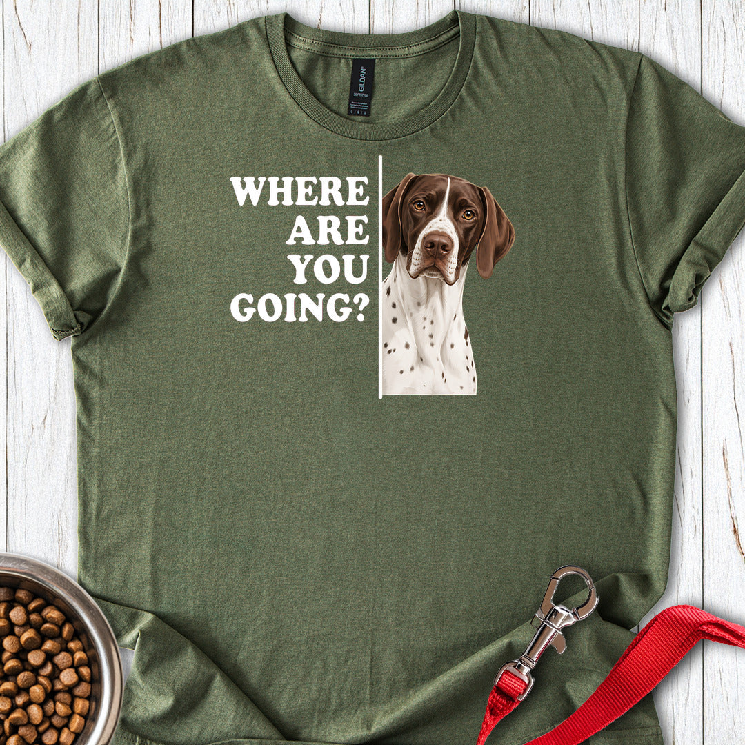 English Pointer Where Are You Going — Military Green