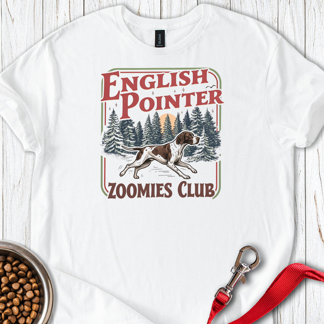 English Pointer Zoomies Club — White