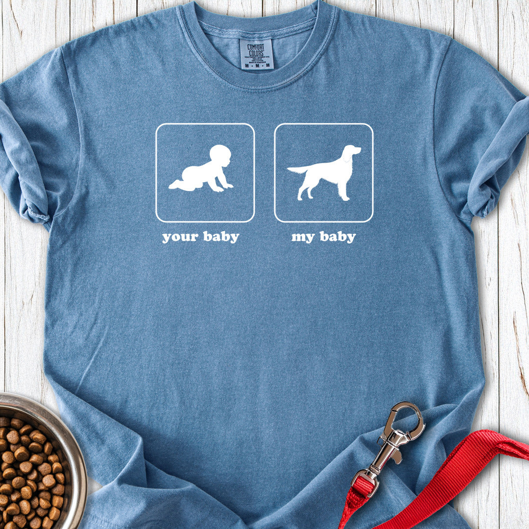 English Setter Baby Premium Tee — Blue Jean