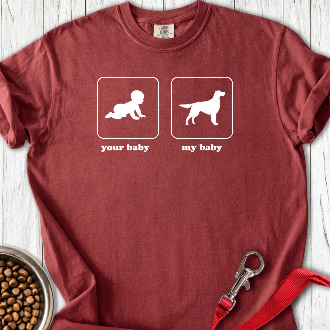 English Setter Baby Premium Tee — Brick