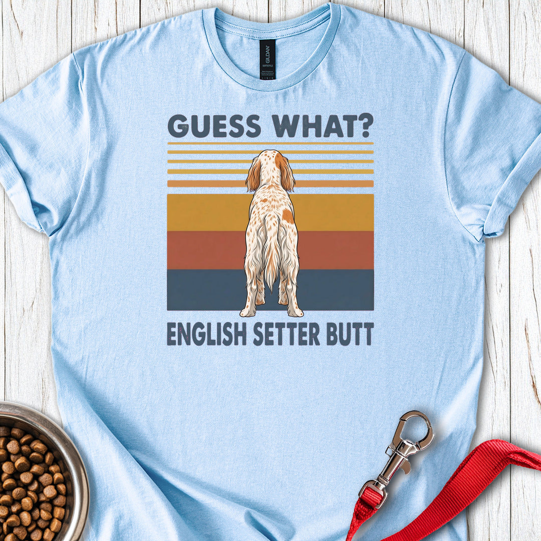 English Setter Butt — Light Blue